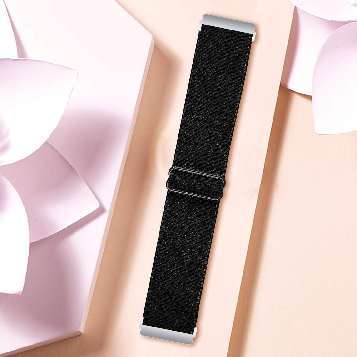 Ginamart Compatible with Fitbit Versa 2/Versa Lite/Versa Strap for Women Men Woven Nylon Fabric Sport Wristband - Image 4