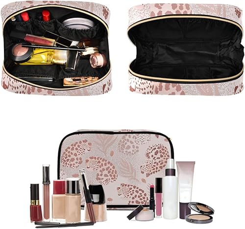 Miniatura 4 de WELLDAY Western Desert Cowboys - Neceser de viaje para cosméticos, brochas de maquillaje, accesorios resistentes al agua, organizador para mujeres,