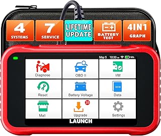 LAUNCH CRP123E V3.0 OBD2 Máquina diagnóstico carro multimarca espanhol com 4 sistemas e 7 função de reinicialização scaner sistema de motor ABS SRS AT, Reset de óleo ETS SAS, CANFD&DOIP WiFi