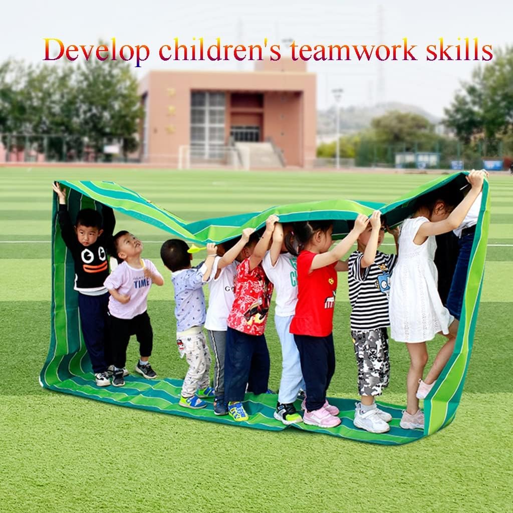 Playing Run Mat Outdoor Teamwork Game for Kids - Play with Running Mat, Fun Lawn Games, Props for Parent-Child Interactive Activities (Size : Kids-6M/20FT)