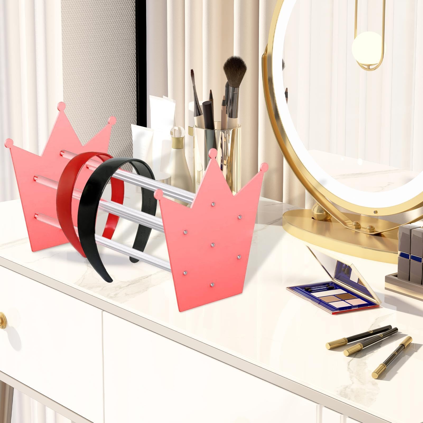 Supporto per fascia per capelli, organizer per capelli e fiocchi