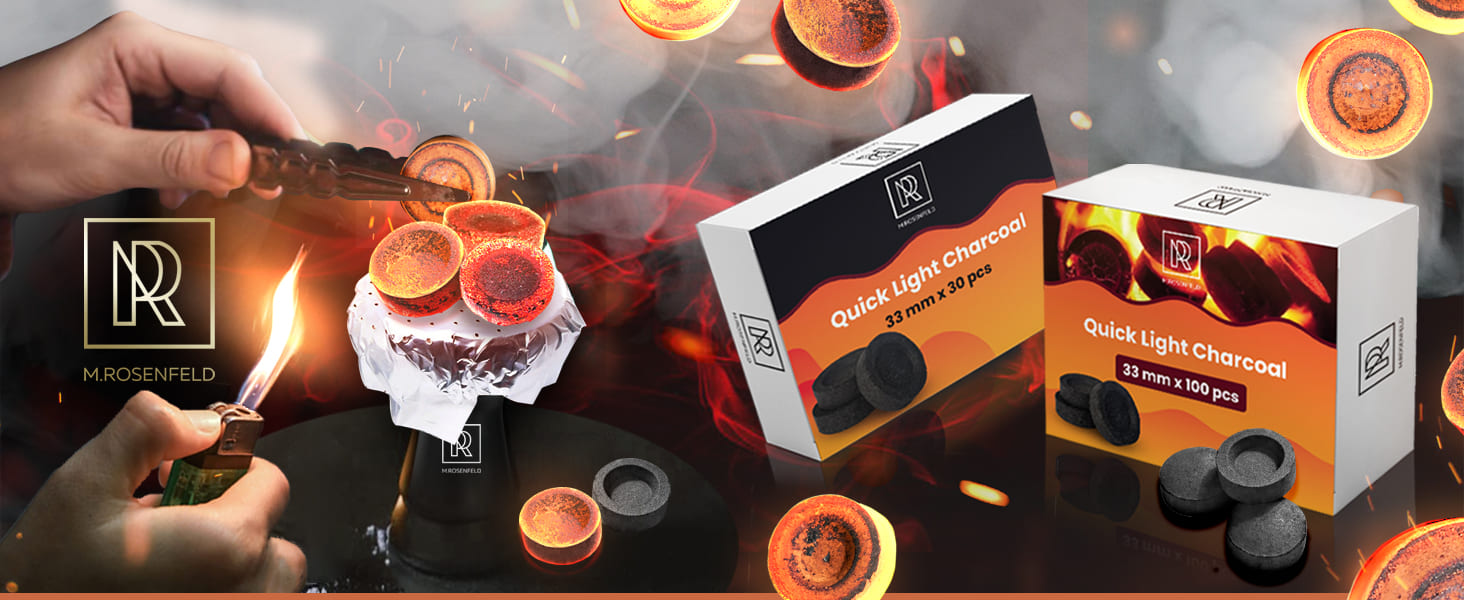 Amazon.com: 100 pcs Charcoal Discs to Burn Incense - Hookah