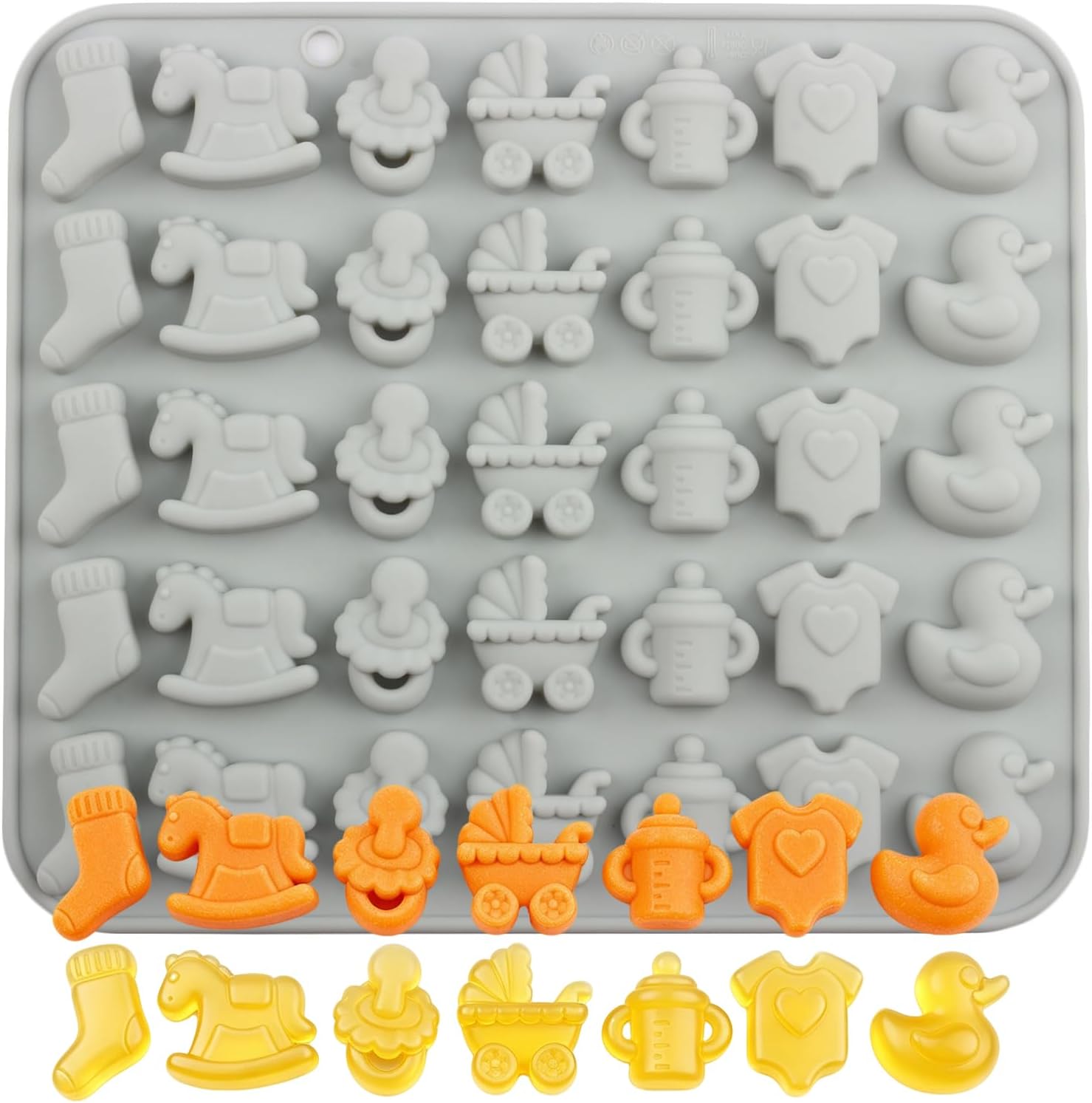 35 Cavity Baby Shower Silicone Candy Molds