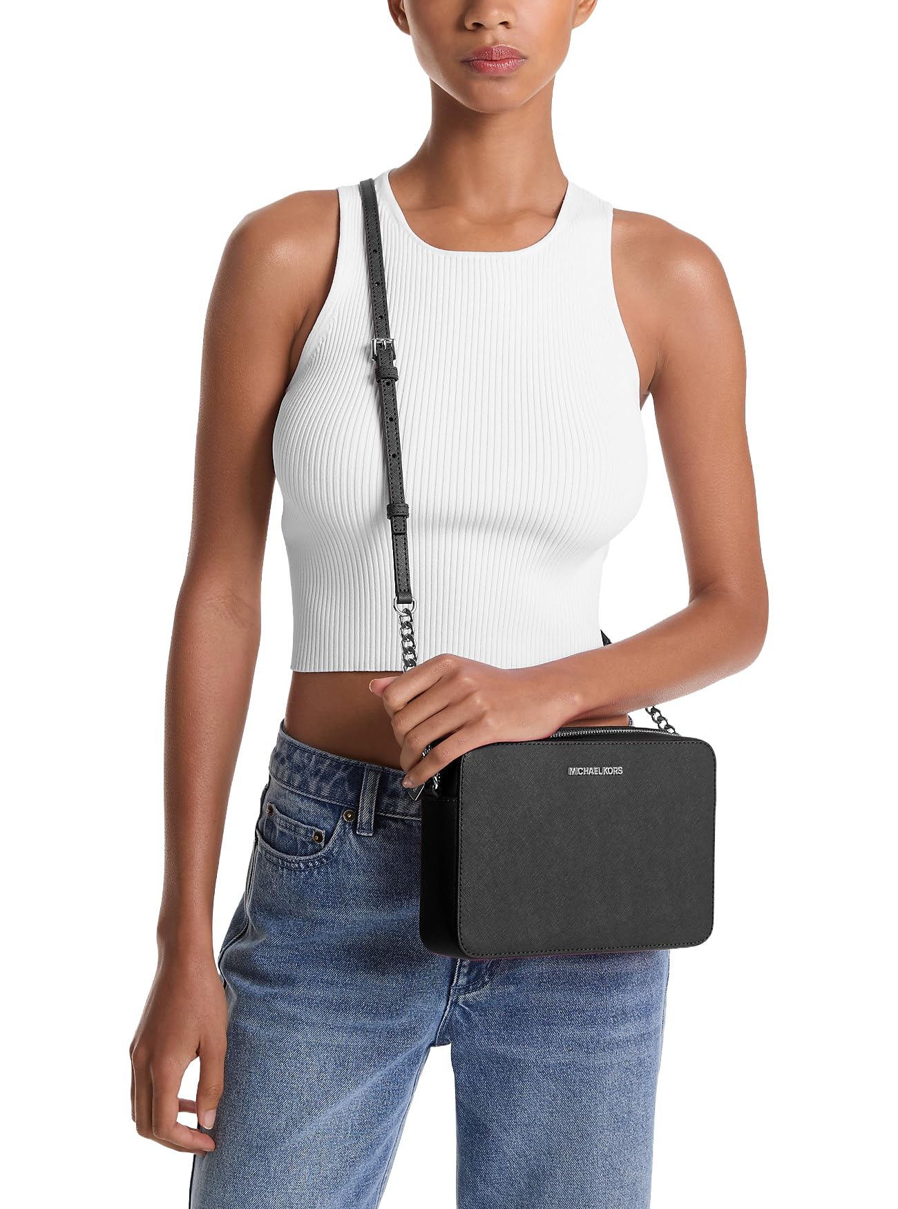 Michael Kors Jetset LG EW Crossbody, Borsa Donna, 5.5x16x24 cm (W x H x L)