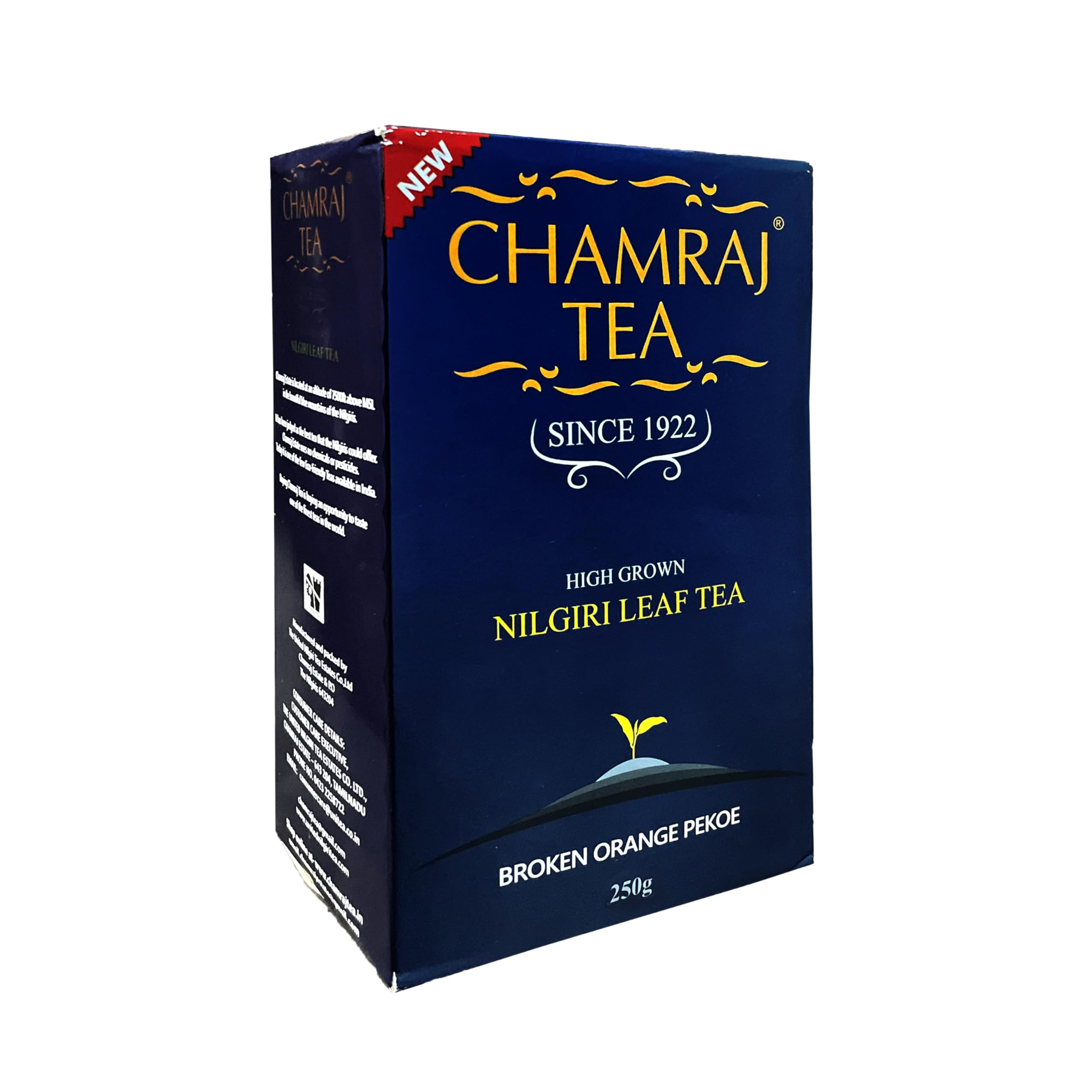 HONEYBEE TEA | Nilgiri Leaf Tea 250 g | Pack of 2 | Total 500 g | High Grown Nilgiri Leaf Tea BOP