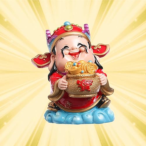Miniatura 5 de Wencaishen Caishen Feng Shui Decoración Zhao CAI Dios de la riqueza Dios de la fortuna Feng Shui CAI Estatua de Feng Shui regalo de Feng Shui