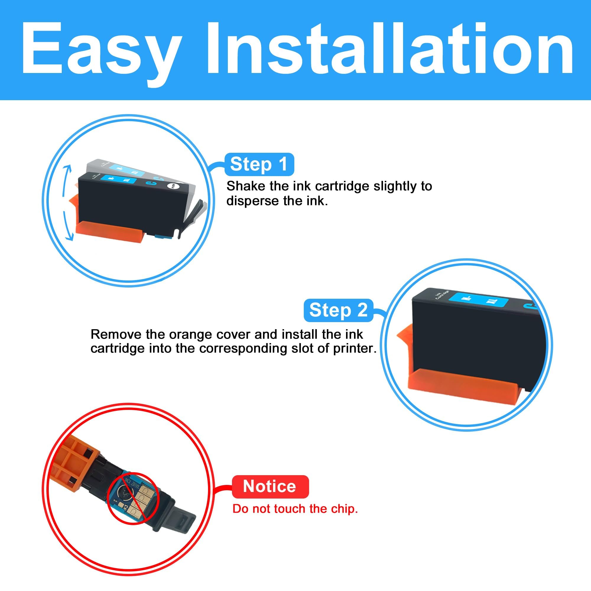 CARTUCCE RICARICABILI 920XL NON ORIGINALI HP CON CHIP PER Officejet 6500 Wide - Foto 3