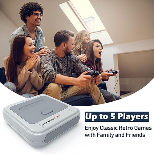 Miniatura 6 de Kinhank 2025 Upgrade Retro Game Console,Super Console X PRO Emulator Console with 65000+ Games,70+Emulators,Dual System,4K TV,5