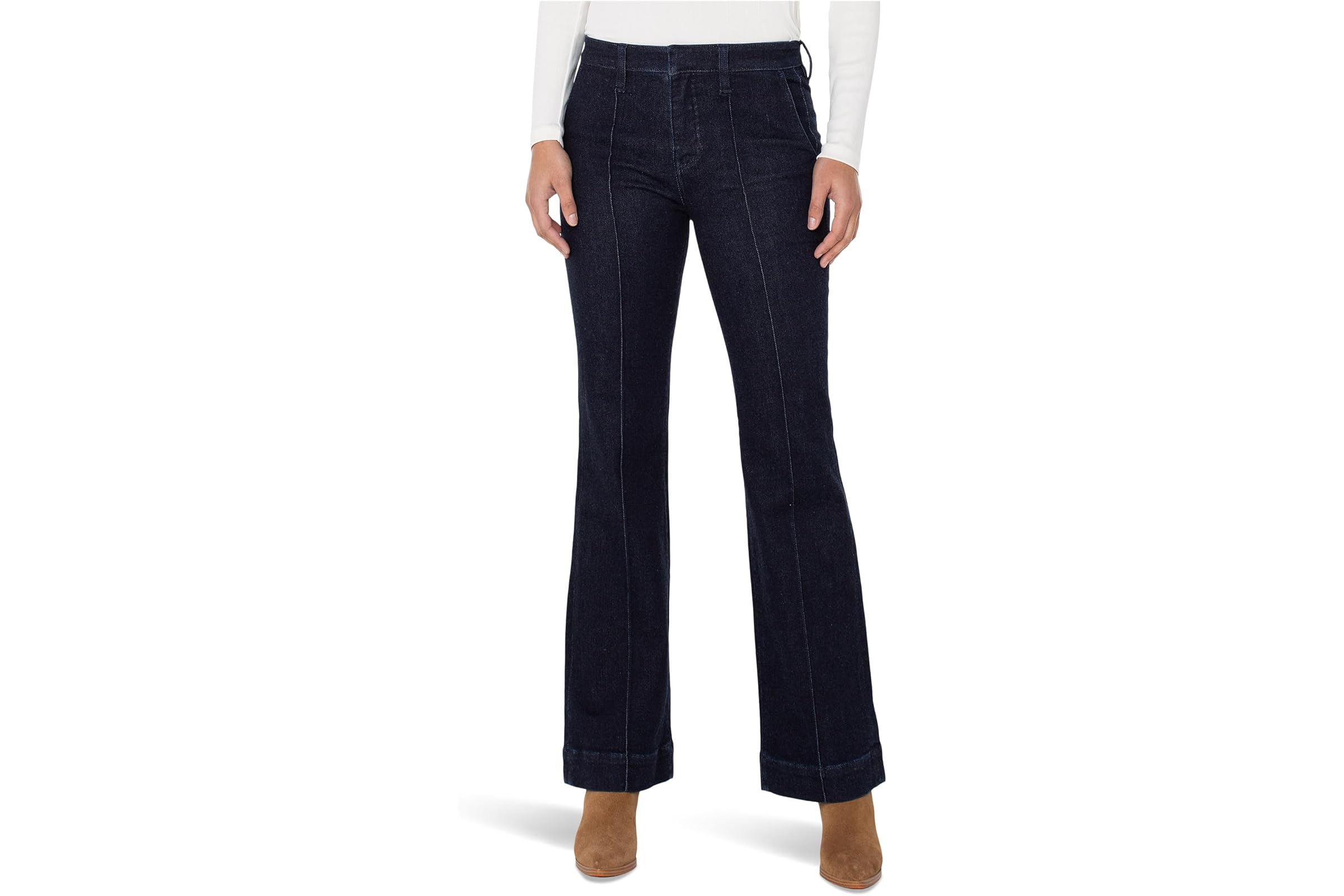 Джинсы Liverpool Los Angeles Petite Trousers Boot Pants with Pintucks