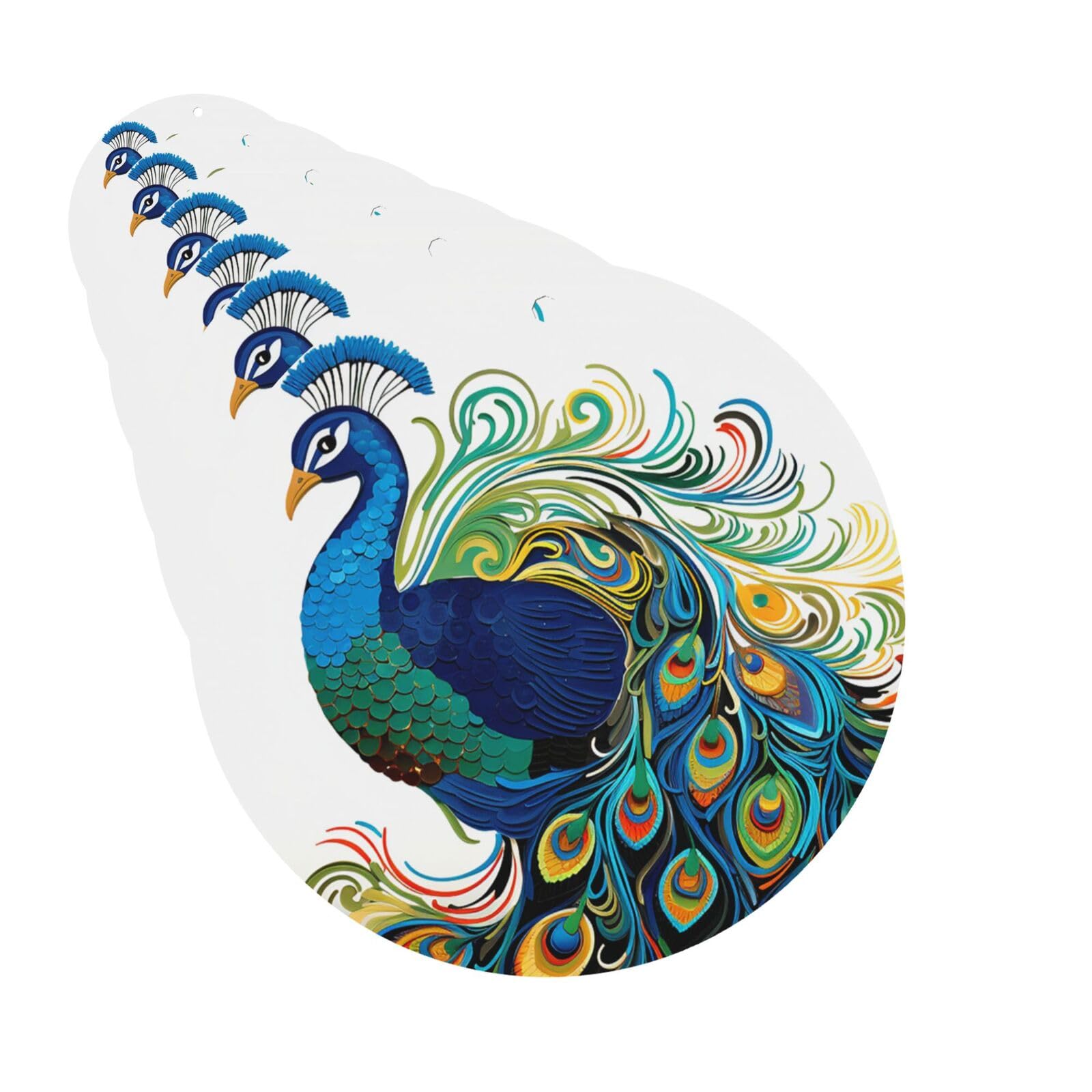 Car Air Fresheners 6 Pcs Hanging Air Freshener for Car Lavender Hanging Scented Cards Peacock pattern Aromatherapy Tablets Hanging Air Freshener for