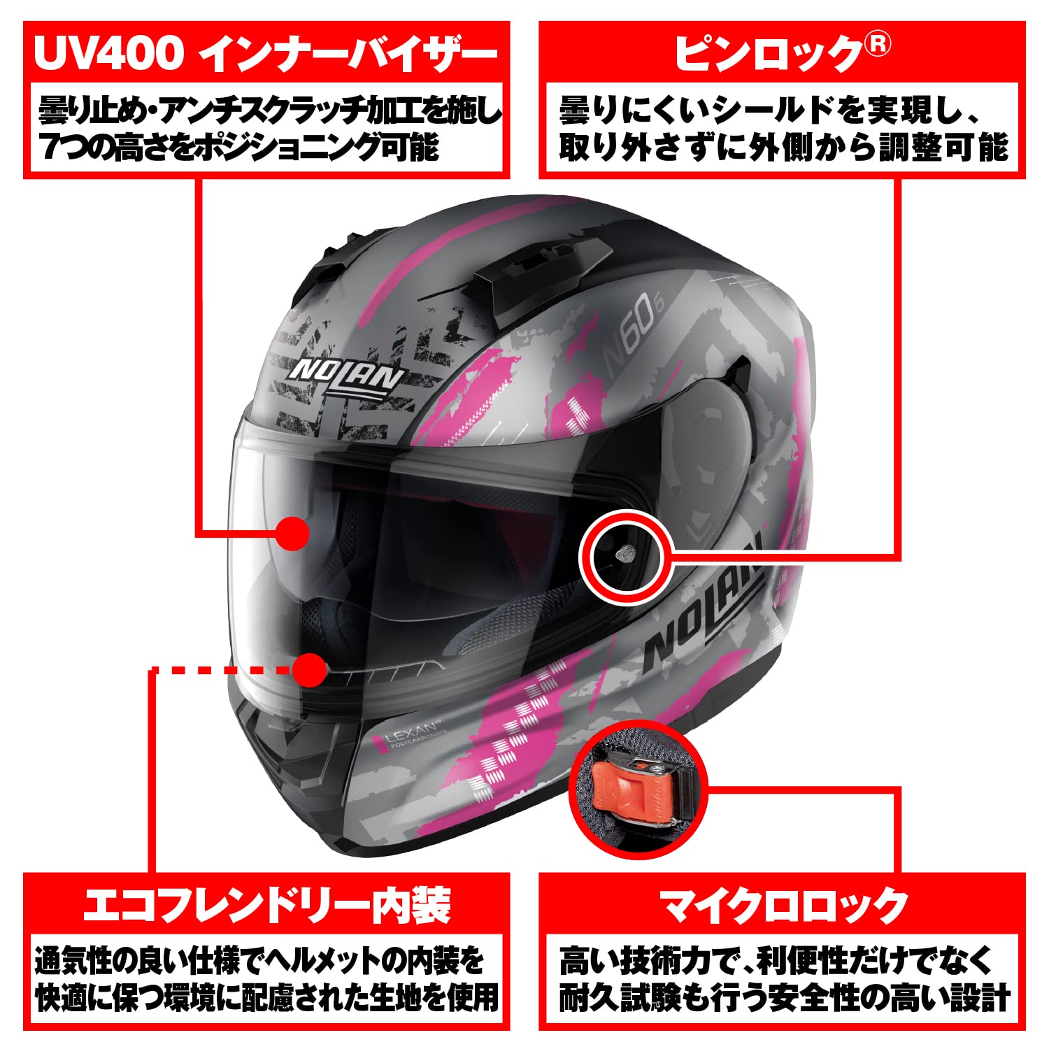 Amazon | NOLAN(ノーラン) 【国内正規品】 バイク用 ヘルメット フル