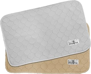 Pet Parents Pawtect® Pads Washable Dog Pee Pads (2pack) of 18x24 Premium Pee Pads for Dogs, Waterproof Training Pads for Dogs & Reusable Dog Pee Pads! Whelping & Modern Puppy Pads!
