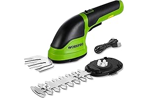 WORKPRO 2-in-1 Electric Hand Trimmer and Grass Shear