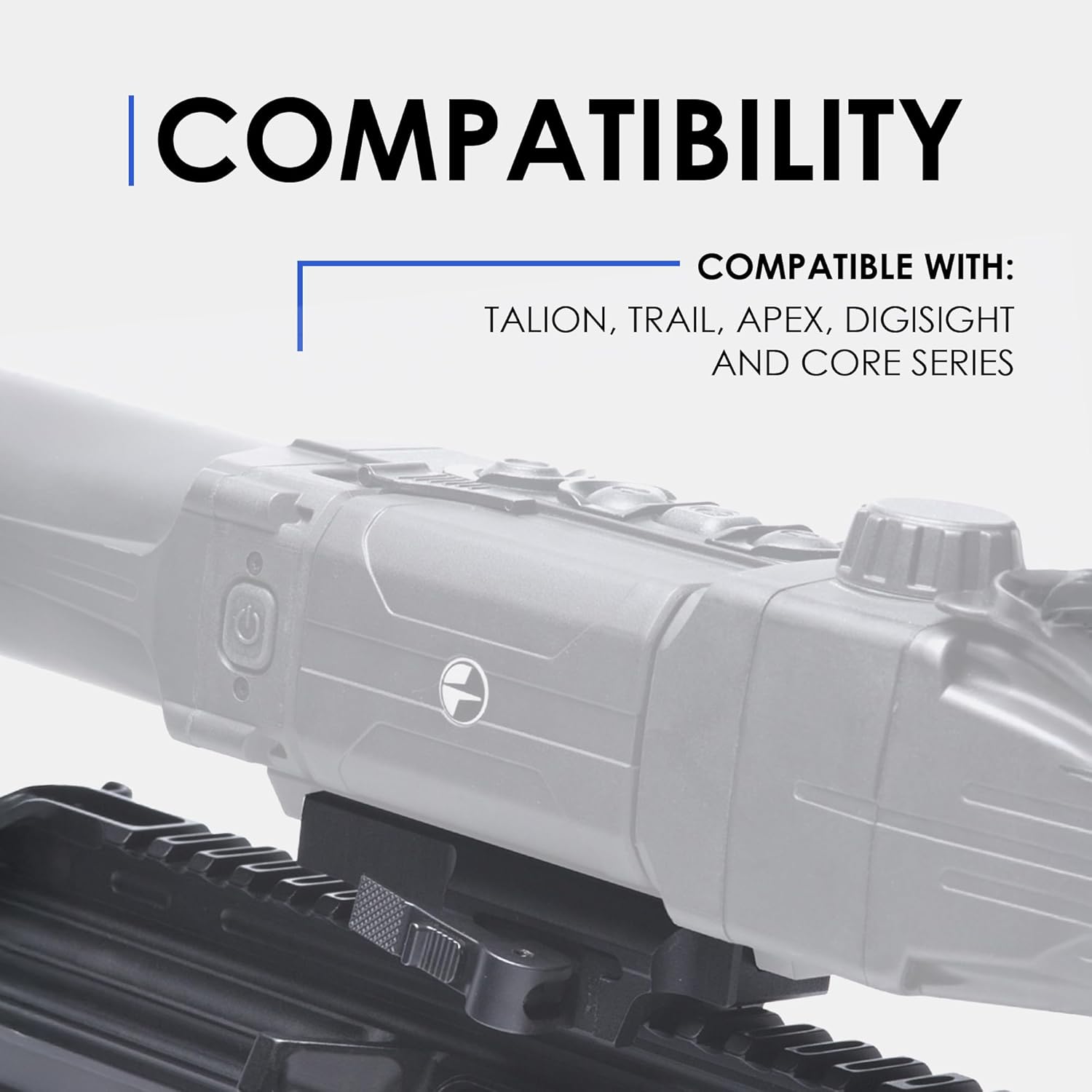 Pulsar Locking Quick Detach mount for Pulsar Apex, Trail, Digisight, and Core Riflescopes