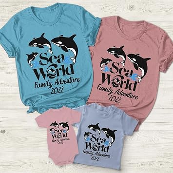 Sea World Family Adventure 2022 Shirt 