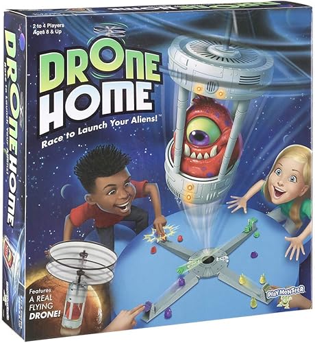 Drone Home primer juego con un dron volador real, genial, diversión familiar, para 2-4 jugadores, para mayores de 8 años