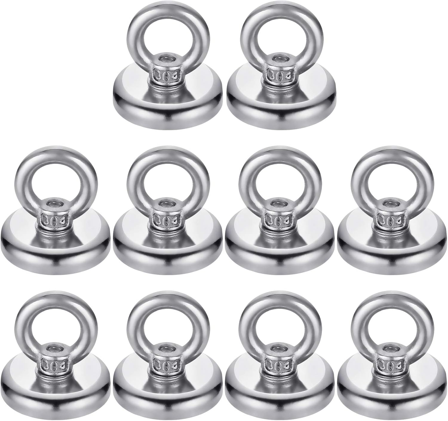 FINDMAG 40 LBS(18KG) Magnetic Hooks (40LBS, Pack of 10) Thumbnail