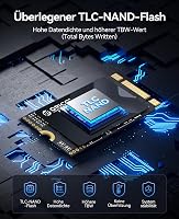 ORICO 256GB M.2 2242 SATA SSD - Belső SSD Meghajtó TLC NAND Flash, 500MB/s Olvasási és 450MB/s Írási Sebesség, Ultravékony Laptopokkal és Mi 4