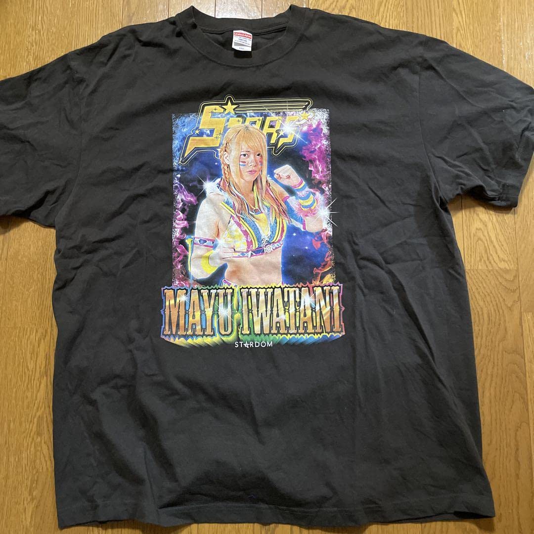 Amazon.co.jp: 岩谷麻優 STARDOM ラップTシャツ XXLサイズ 完売品 希少  