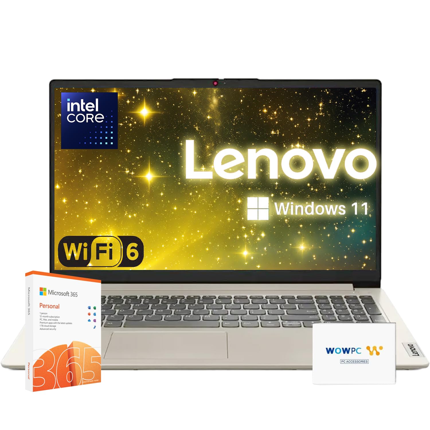 Lenovo Premium Series IdeaPad Laptop | Latest Model | 12GB RAM | 1.1TB SSD | 1 Year Office 365 w/ 1TB Cloud Storage | Intel Core | 15.6" | Numeric