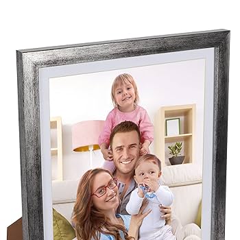 Amazon.com - Giftgarden 8x10 Picture Frame Distressed Silver Set