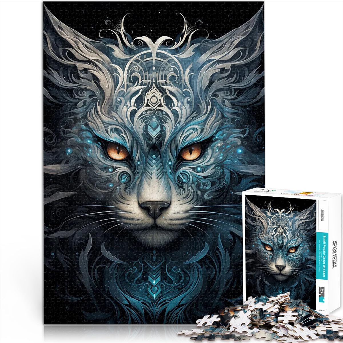 Puzzles for Adults 1000 Piece Enigma Animal Pixels Spielzeug für die ganze Familie Tolles Geschenk für Spiele38x26cm — image 1