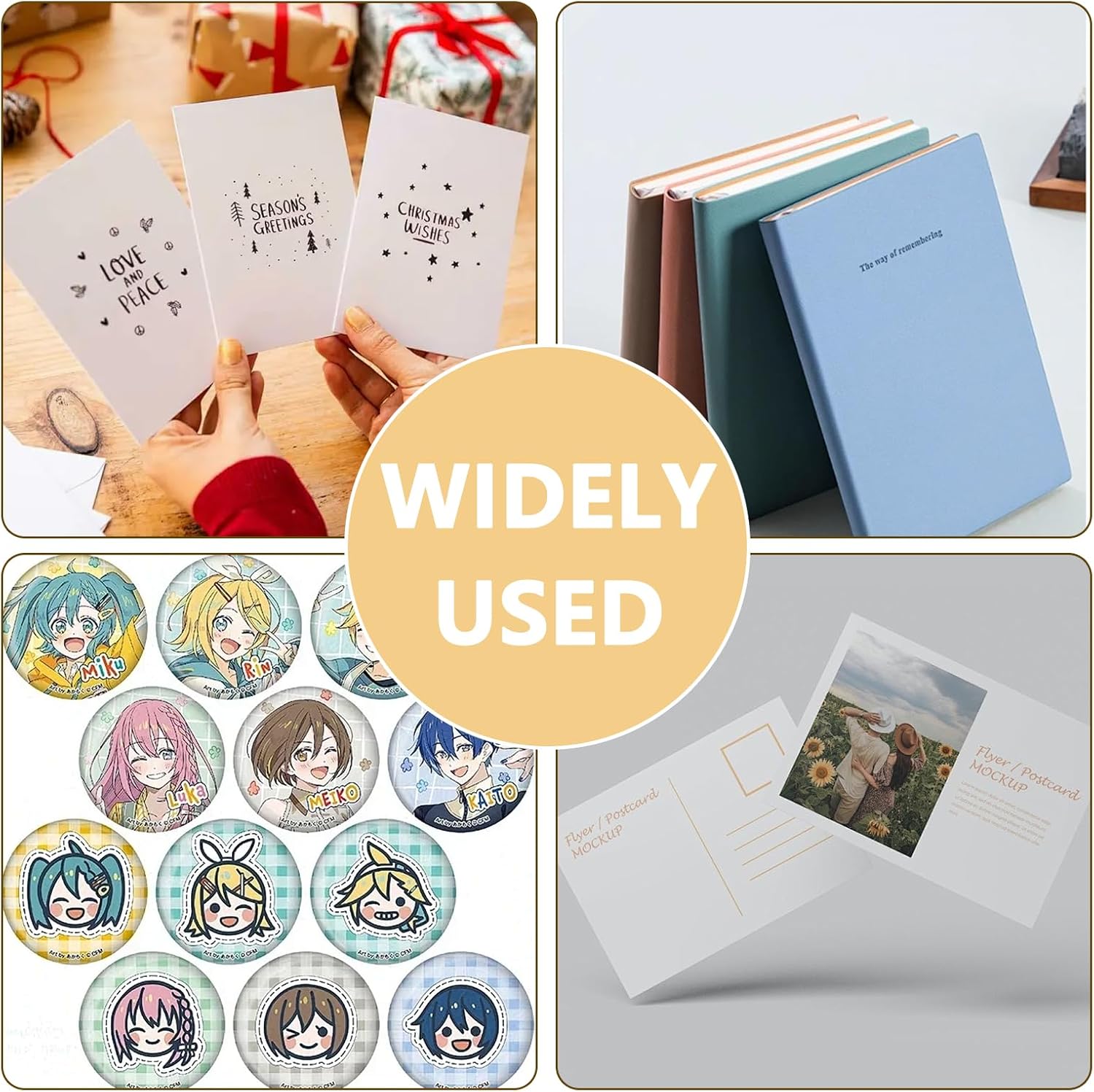 2-Pack 5-Tier Greeting Card Display Stands, No-Assembly Clear Acrylic Tabletop Card Holders with Open Slots for Retail Counters, Craft Fairs and Boutiques