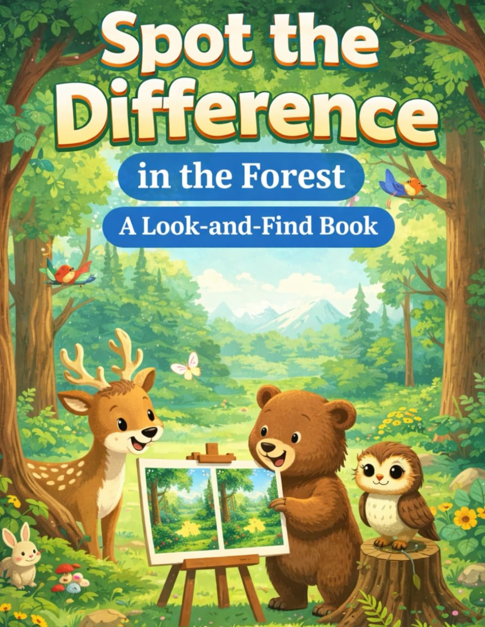 Spot the Difference in the Forest: A Look-and-Find Book for Curious Minds (Spot the Difference Adventures)