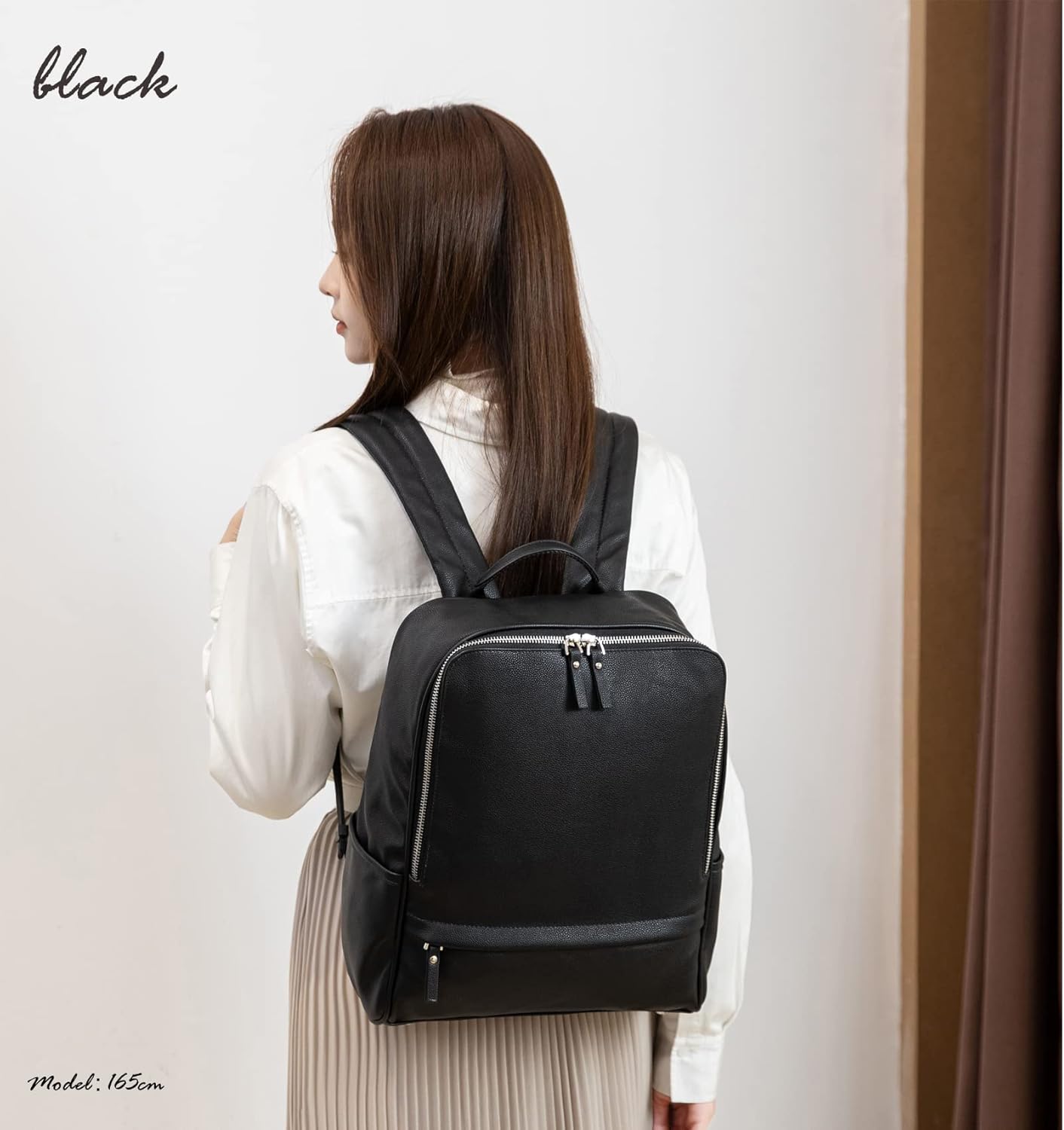 [PAOIXEEL] リュック レディース 本革 A4対応 軽量 防水 通勤 通学 おしゃれ 大人 サイズ感 マザーズバッグ リュックサック PUレザー ビジネス 外出 旅行