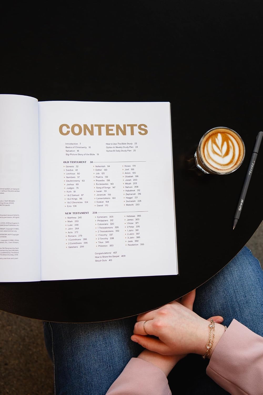 The Bible Study: A One-Year Study of the Entire Bible and How It Relates to You (1-Volume Hardcover Edition with Study Questions and Daily or Weekly Reading Plans)