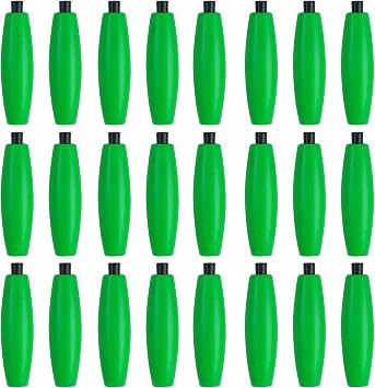 Fishing Bobbers Slotted Fishing Floats for Catfish Rigs,24pcs Fishing Foam Slip Bobber Pompano Rig Fish Corks Bobber for Crappie Santee Rig Freshwater Saltwater