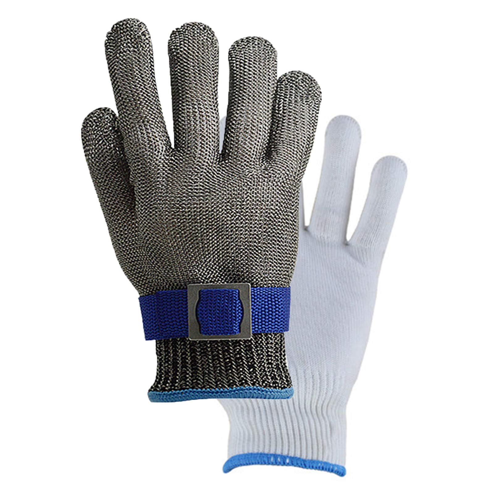Guantes Anticortes, Guantes Resistentes a Cortes, a Prueba de Cortes, de Alambre de Acero 316, anticortes, para Uso Familiar, Restaurante, Cocina, Carne, Seguridad, Trabajo con