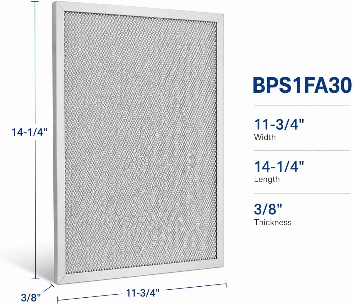 Stove Hood Vent Filter, BPS1FA30 Aluminum Grease Filter, 2 Pack
