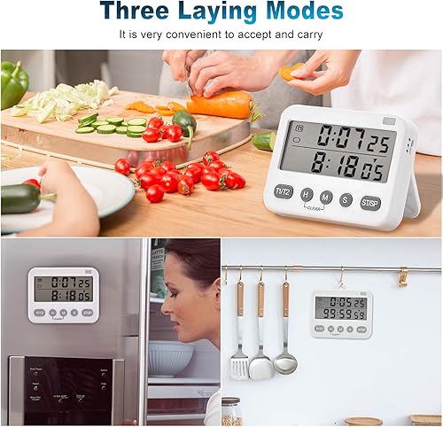 Miniatura 4 de Pomodoro 25, temporizador de productividad ajustable de 5 minutos, color blanco