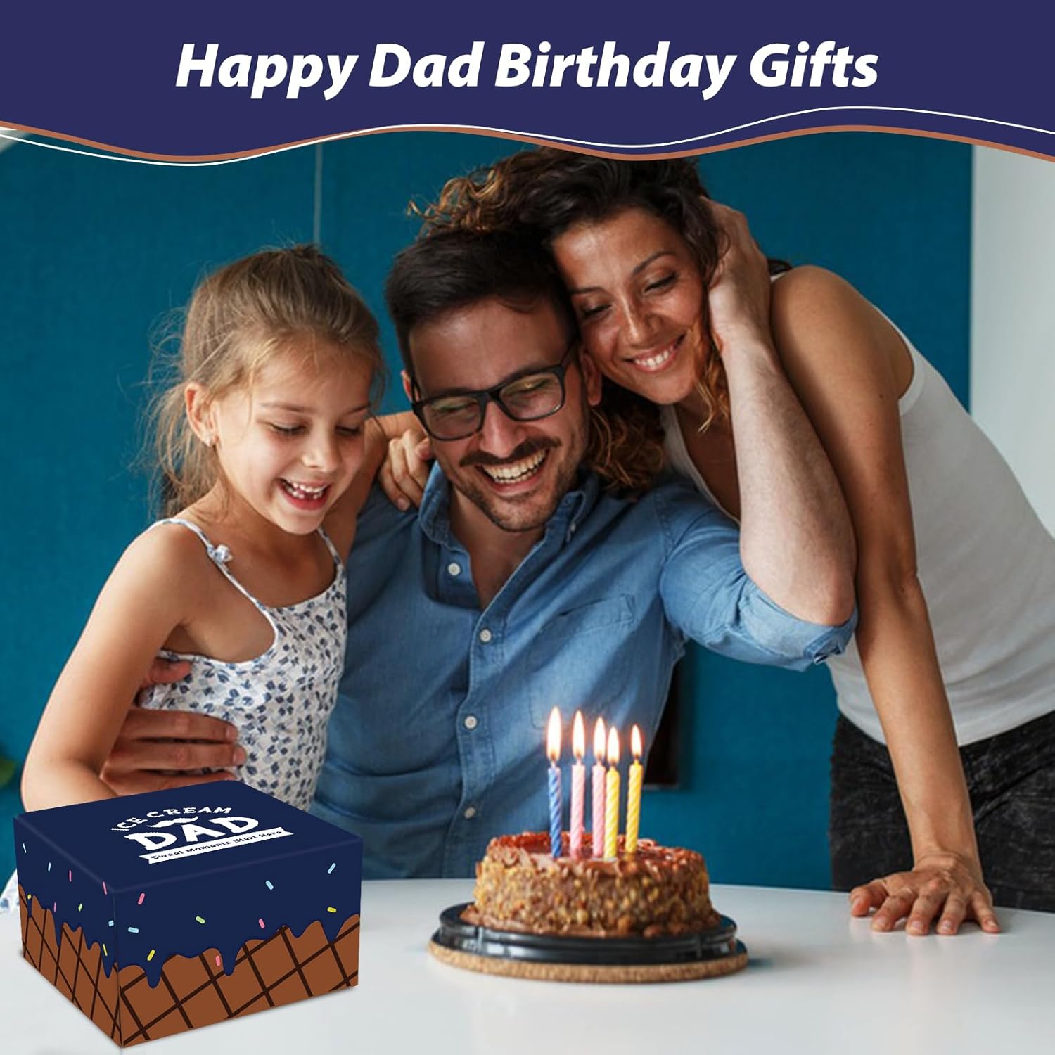 Dad Gifts for Christmas - Dad's Ice Cream Bowl and Shovel Set - Ideal Fathers Day Birthday Gifts from Daughter Son - Image 3