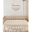 Mini Crib Sheets for Baby, Fitted Pack N Play Mattress and Mini Cribs 24 x 38, Neutral Muslin Cotton Mini Crib Mattress Sheet with Boho Style, Soft and Breathable Comfort (Cream)
