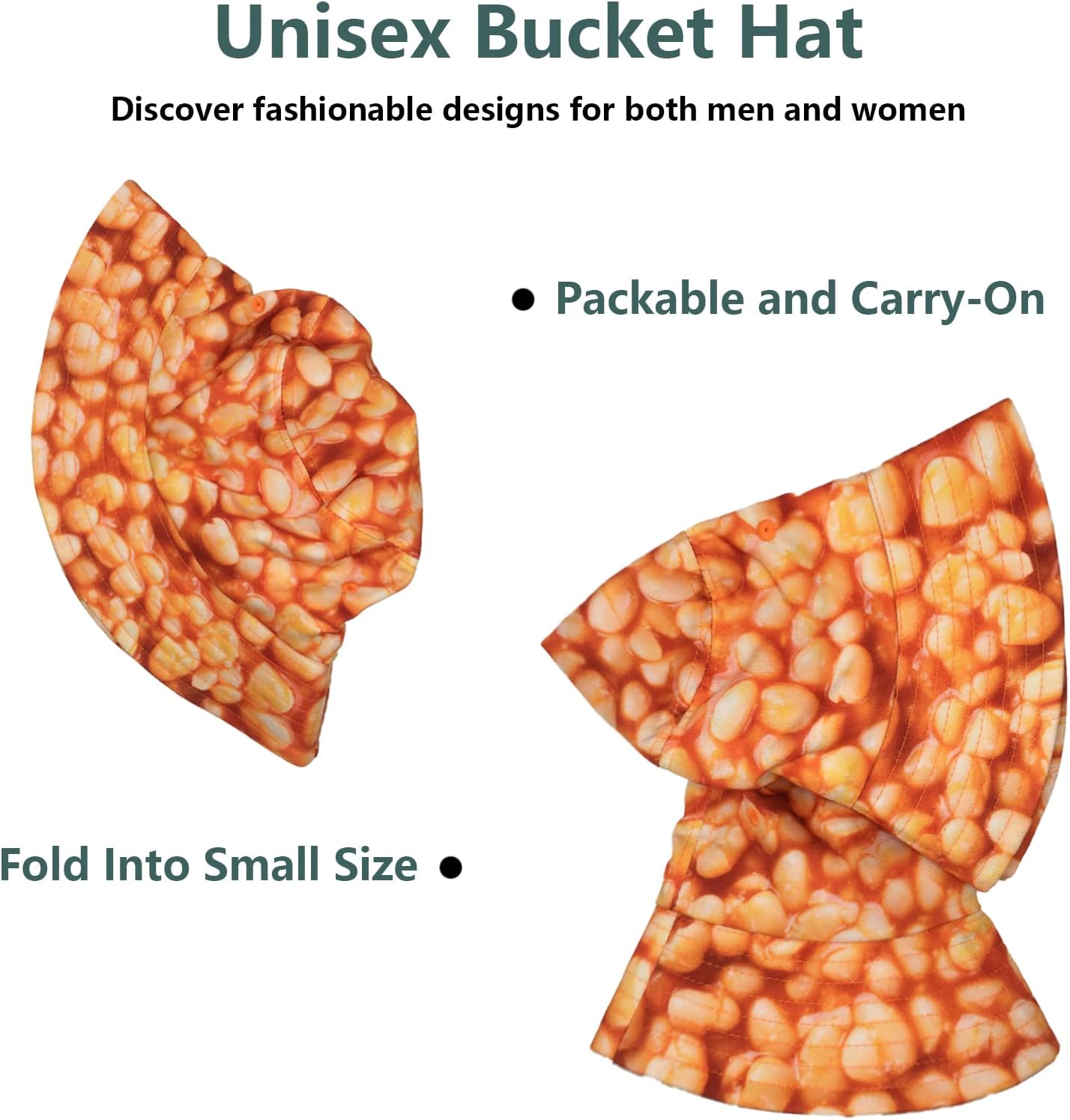 Bucket Hat Packable Sun Hats Fisherman Outdoor Summer Beach Caps for Men Women - Image 2