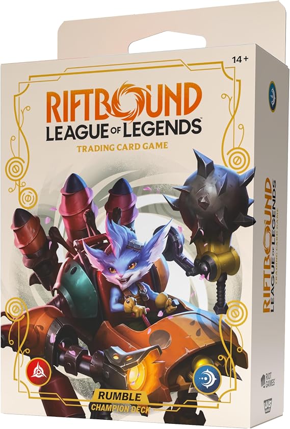 Riftbound: League of Legends TCG Spiritforged - Champion Deck: Rumble - Ready-to-Play Character, Trading Card Game, Deck-Building, Units & Spells