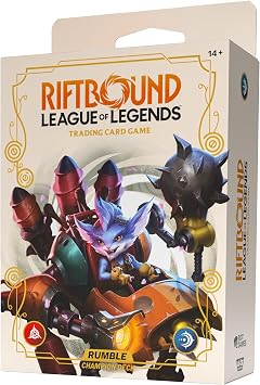 Riftbound: League of Legends TCG Spiritforged - Champion Deck: Rumble - Ready-to-Play Character, Trading Card Game, Deck-Building, Units & Spells