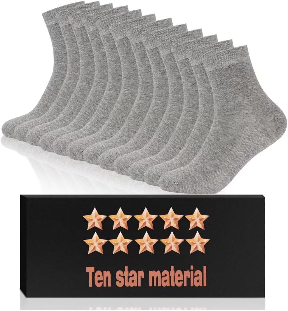 Bamboo Low Quarter Thin Ankle Sock for Men and Women Natural Breathable Comfortable Socks 6 Pairs - Image 3