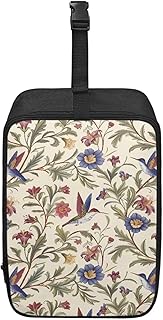 Hummingbird Floral Dustproof Bag for Travel Mini Steam Iron Classic Dust - Proof Iron Protective Cover with Buckle Handle & Zipper Fits Outing Iron Case Storage