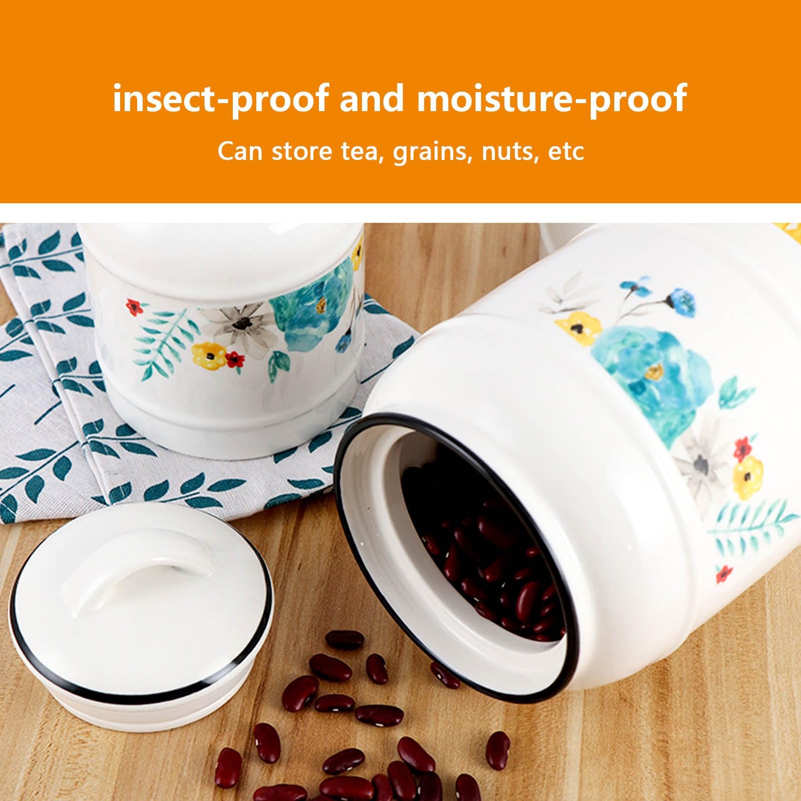 Contenitori alimentari da cucina, contenitori con coperchio ermetico, Moda, contenitore da cucina, Contenitori Ermetici per Cereali, Facile da pulire, contenitore pasta, contenitori ermetici(13