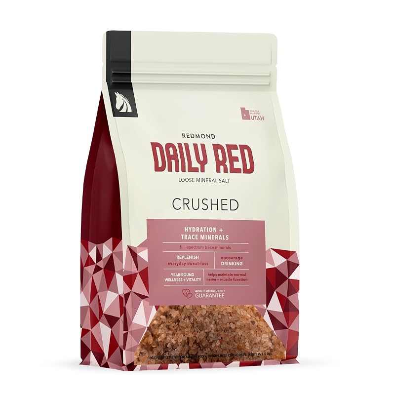 Suplemento mineral granulado para equinos REDMOND Daily RED Crushed – 2,27 kg
