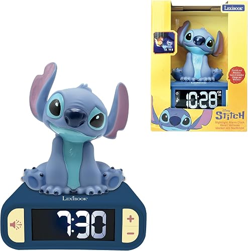 Stitch Réveil Veilleuse Lexibook