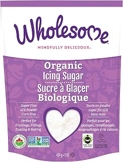 Wholesome SWEETENERS Organic Fair Trade Icing Sugar, 454g