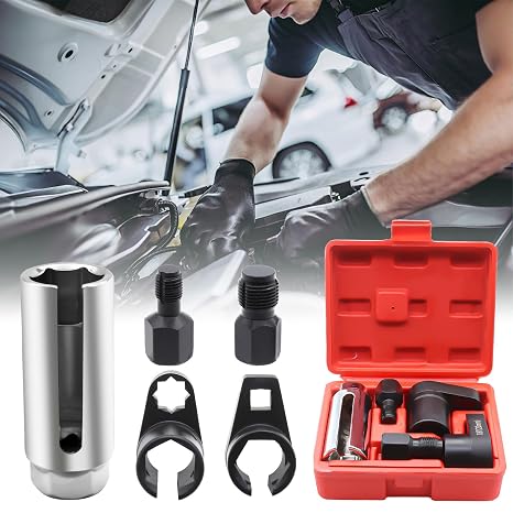 Lambda Sensor Key Set Lambda Sensor Tool Lambda Sensor Nut Thread Repair Set for Car Repair Pack of 5