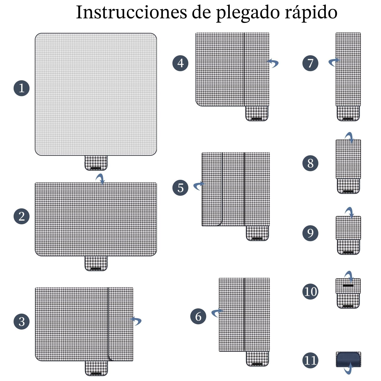YAOMAISI Manta Grande de Picnic y Playa,Espacioso y cómodo, 200 x 300 cm, Manta de Camping, con asa, Fondo Impermeable, Lavable a máquina, Manta Plegable portátil para Exteriores para Senderismo