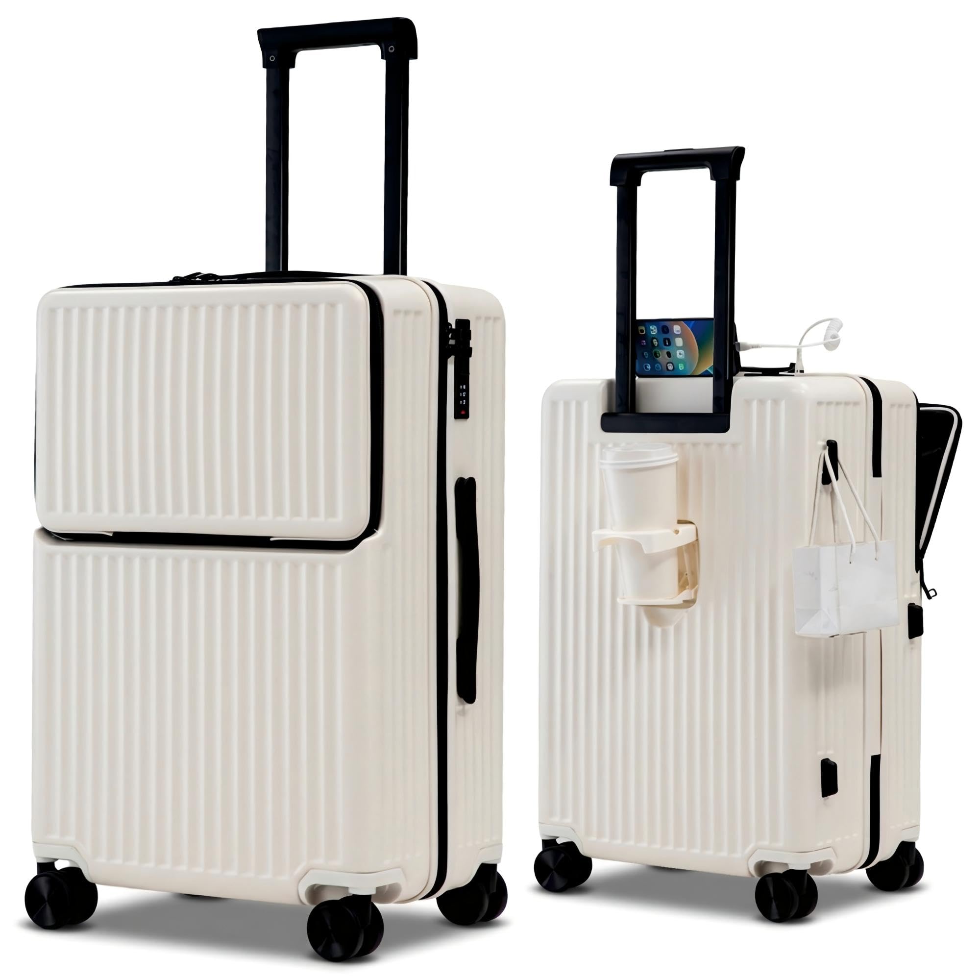 Amazon.co.jp: [RTmoni] スーツケース 機内持込 前開き フロント