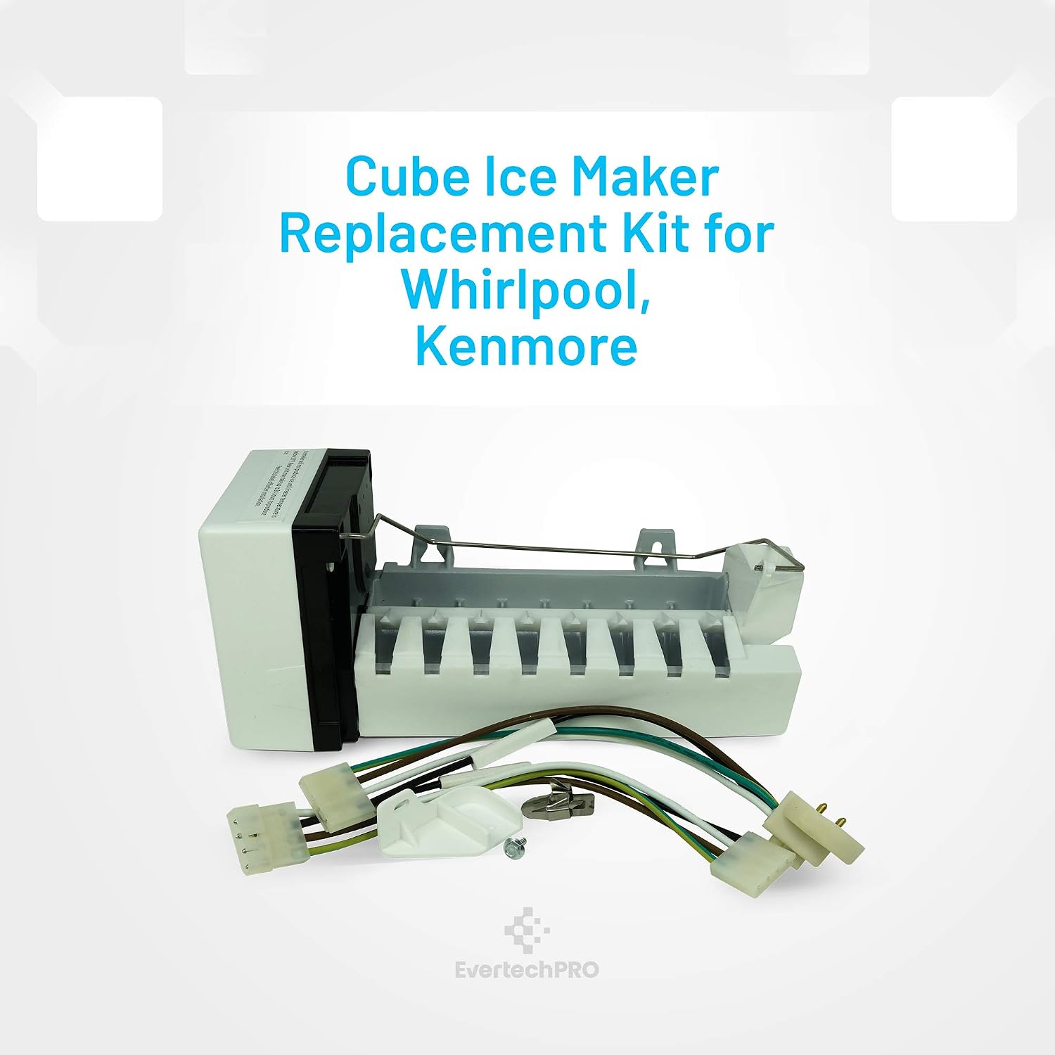 Best Cyber Deals 🔥 EvertechPRO 4317943 Whirlpool Icemaker Kit Replacement for Whirlpool Refrigerator 1857 4210317 4211173 4317943 70% Off Discount EvertechPRO 4317943 Whirlpool Icemaker Kit Replacement for Whirlpool Refrigerator 1857 4210317 4211173 4317943