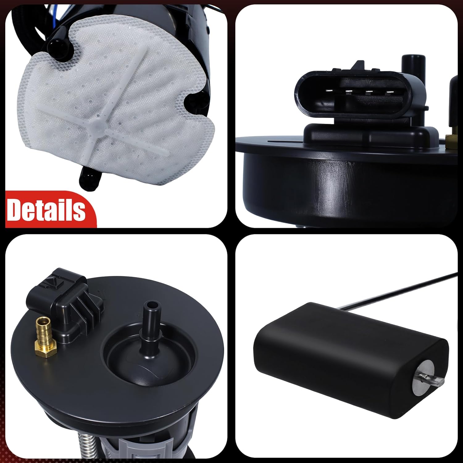 Fuel Pump Assembly Compatible with Sea-Doo 2022-2023 FISH PRO 130/170,Fits for GTI GTR GTX RXP RXT X/Spark 2/3 UP/Wake Pro 90 130 155 170 215 230 255 260 300 2008-2023,Replace OE# 275500779 275500734